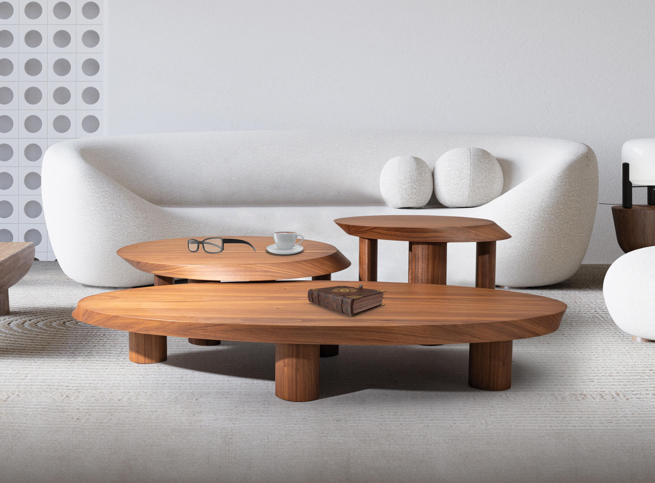 MISSION COFFEE TABLE ELLIPSE